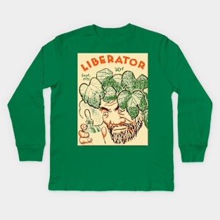 Green Daddy Giant Kids Long Sleeve T-Shirt